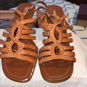 Naturalizer Women's Tan Strappy Sandals